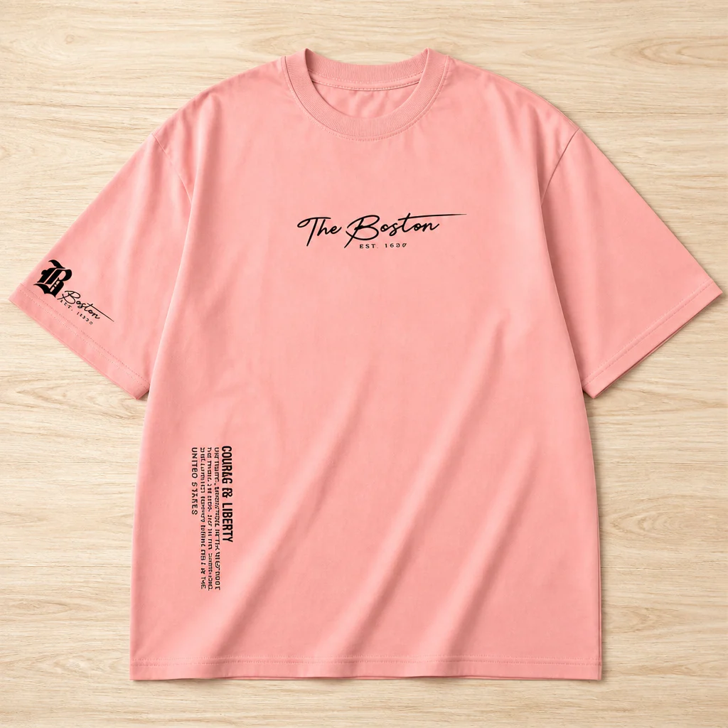 Vanguard™ – Relaxed Oversized Tee with Signature Script Detailing - Image 9