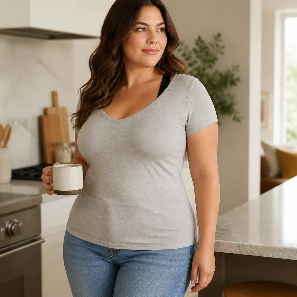 VelariaContour™ – Seamless Wireless Support Bra for Fuller Busts - Image 2