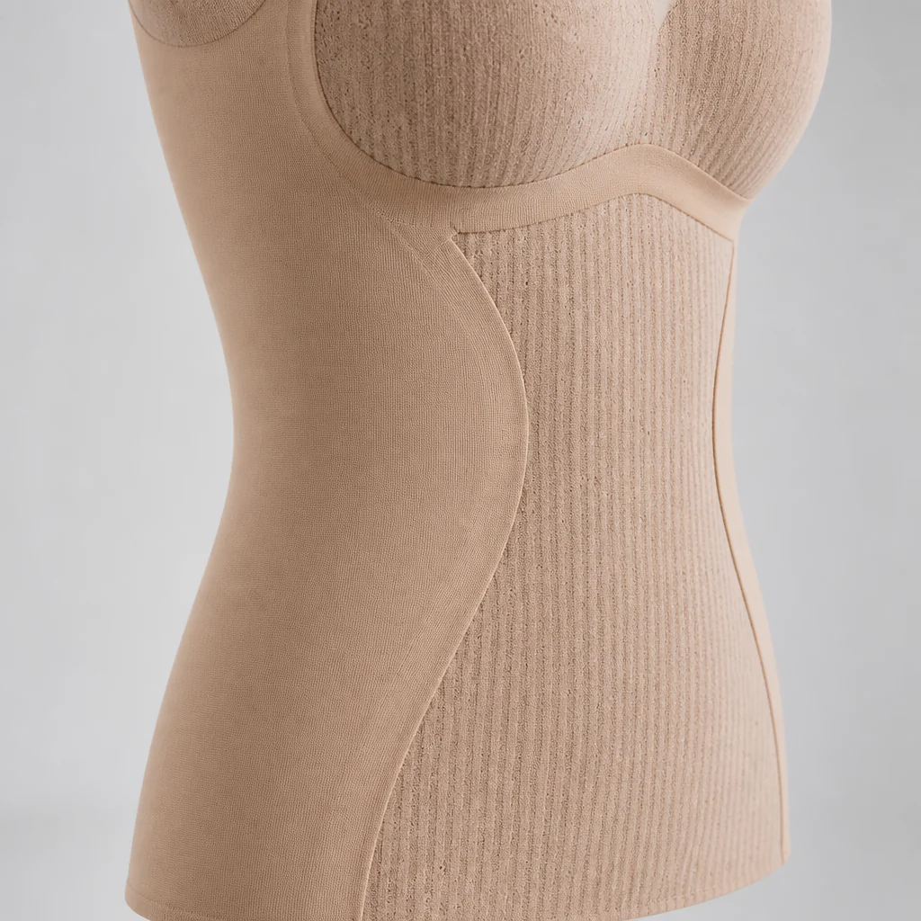VeloFlex™ – Thermal Seamless Shaping Camisole with Built-In Lace Bra - Image 6