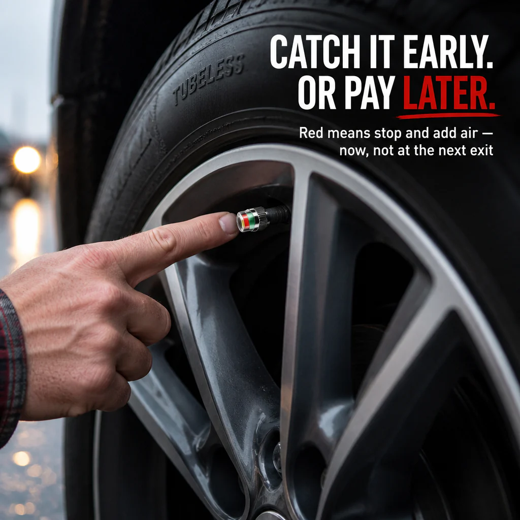 VeloGuard™ — Catch Low Tire Pressure at a Glance Before Every Drive - Image 2