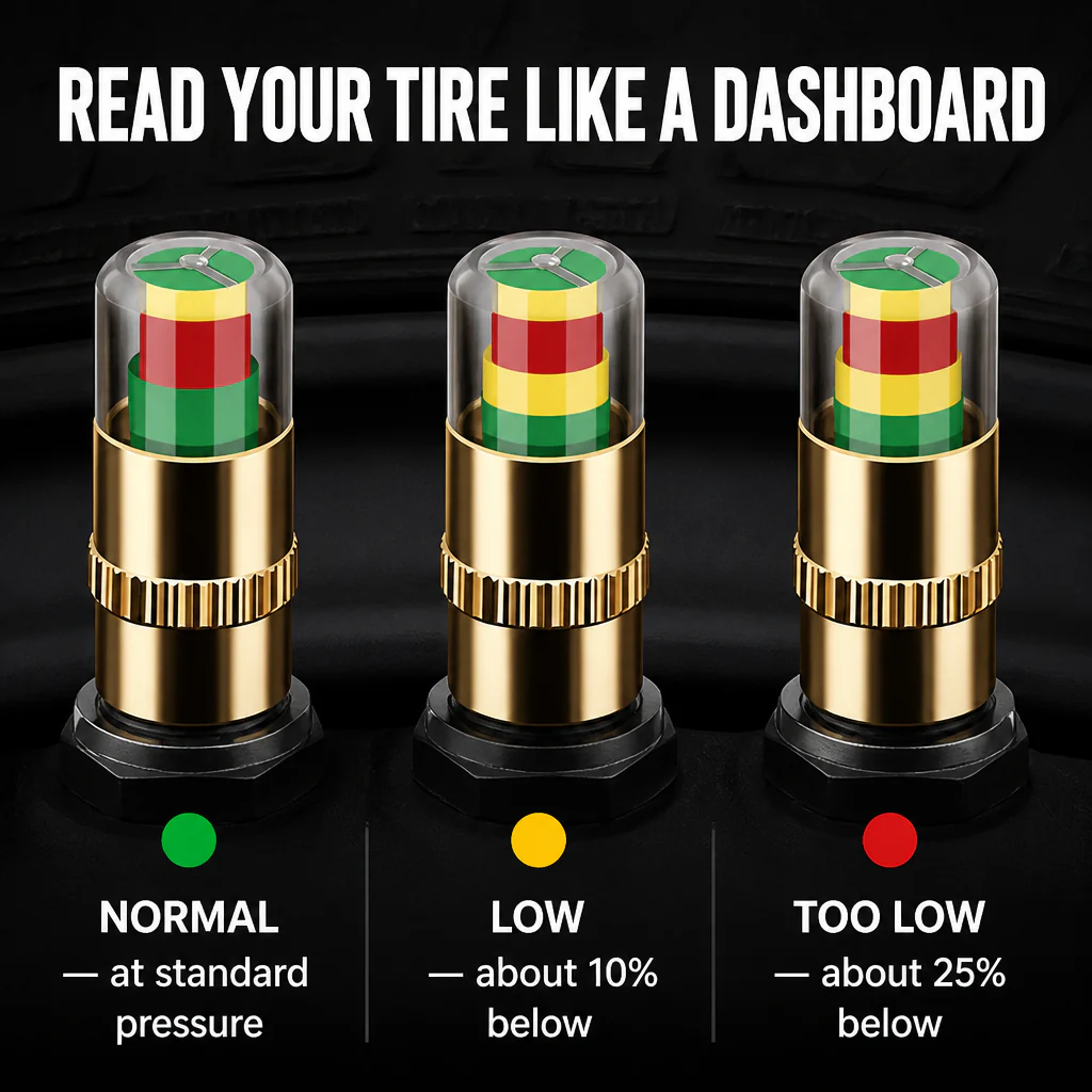VeloGuard™ — Catch Low Tire Pressure at a Glance Before Every Drive - Image 3