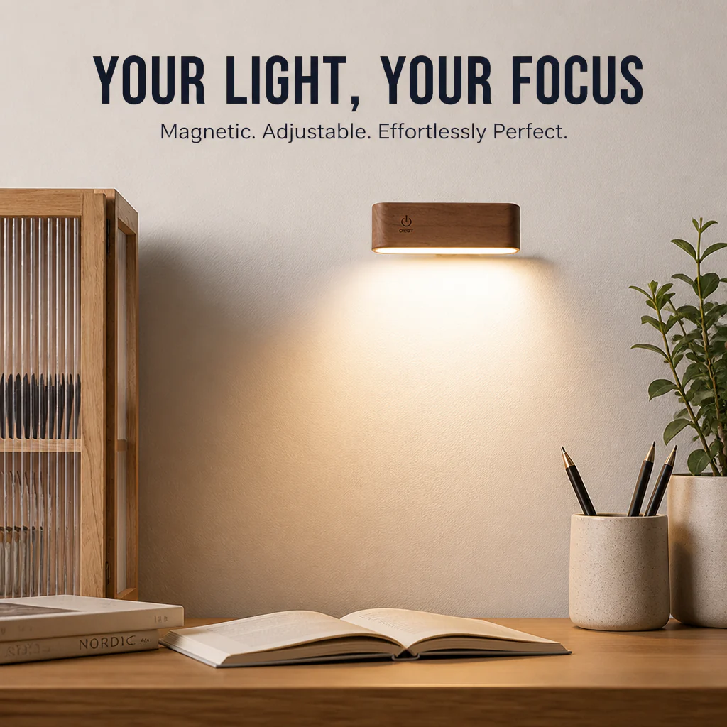 VeloLumina™ — Mount a Cordless Reading Light Anywhere and Aim Your Glow in Seconds - Image 6