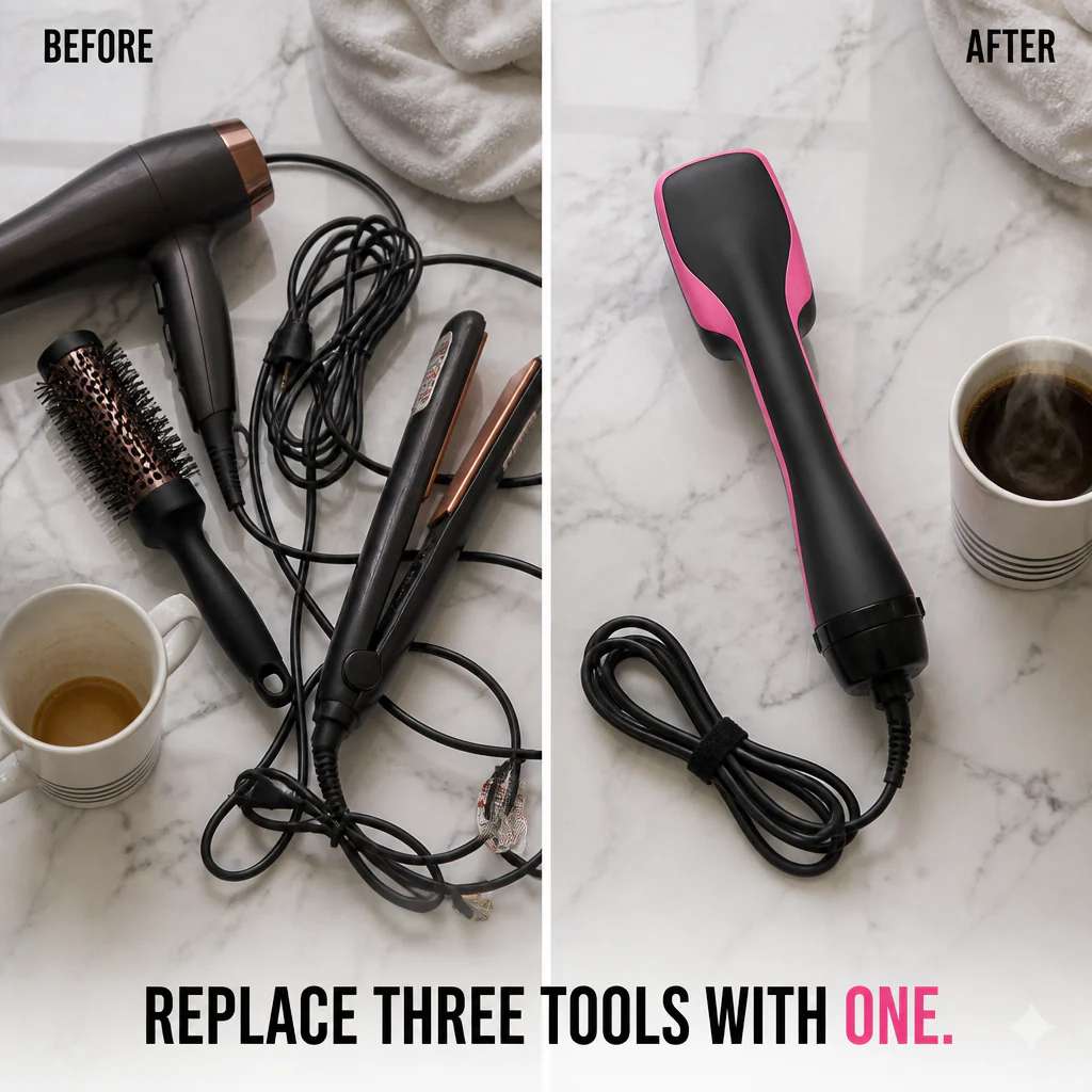 VeloSmooth™ — Cut Your Morning Hair Routine to One Tool, One Pass - Image 2