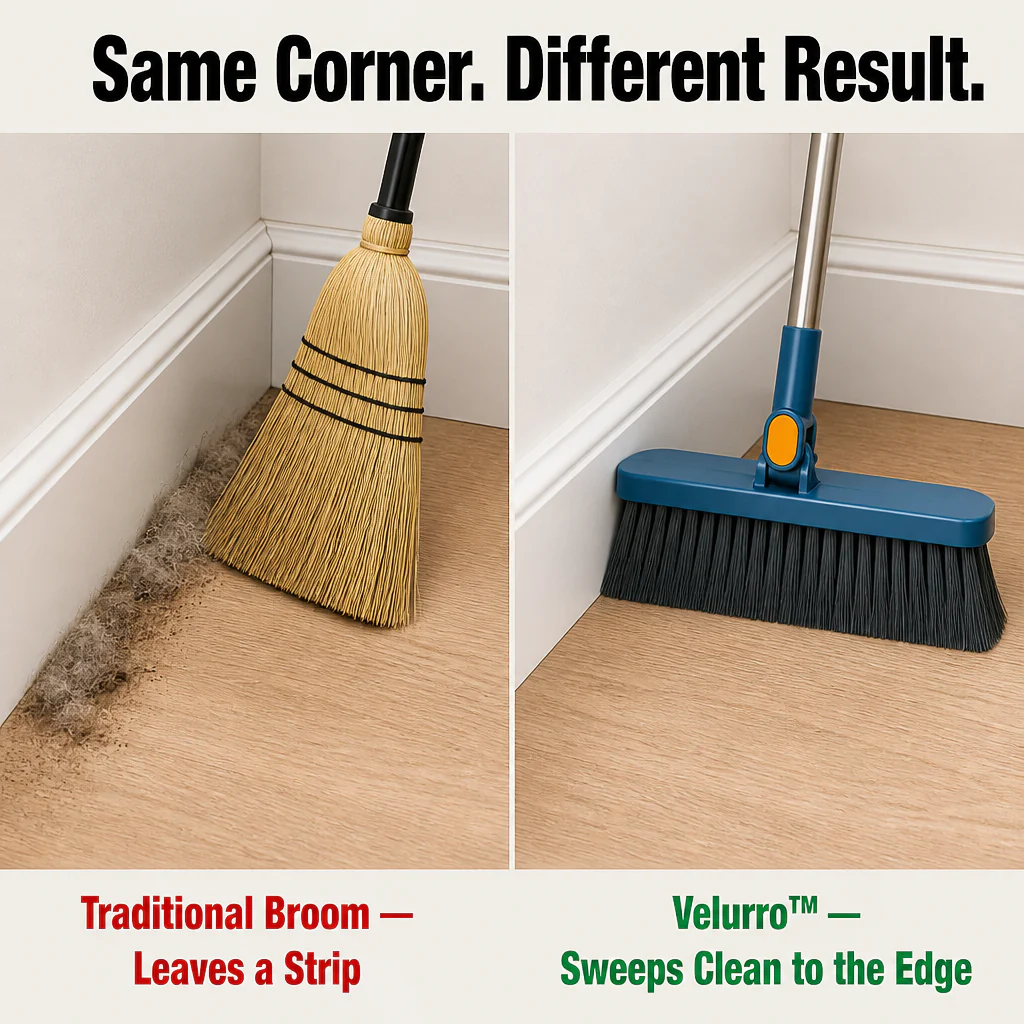 Velurro™ Shovel & Brush Set — Sweep Under Sofas and Strip Pet Hair Off Hands-Free - Image 7