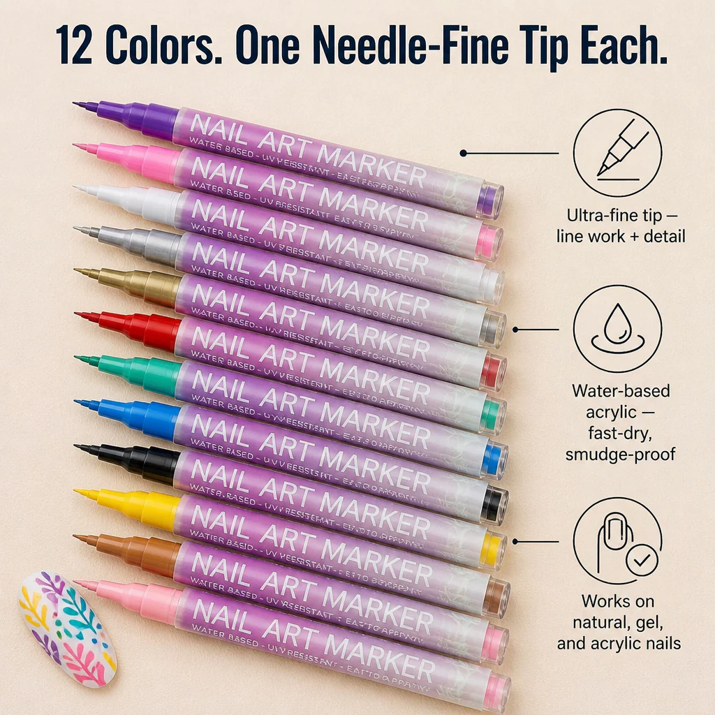 VeLuxeArt™ — Paint Salon-Detail Nail Art at Home Without Brushes or Skill - Image 5