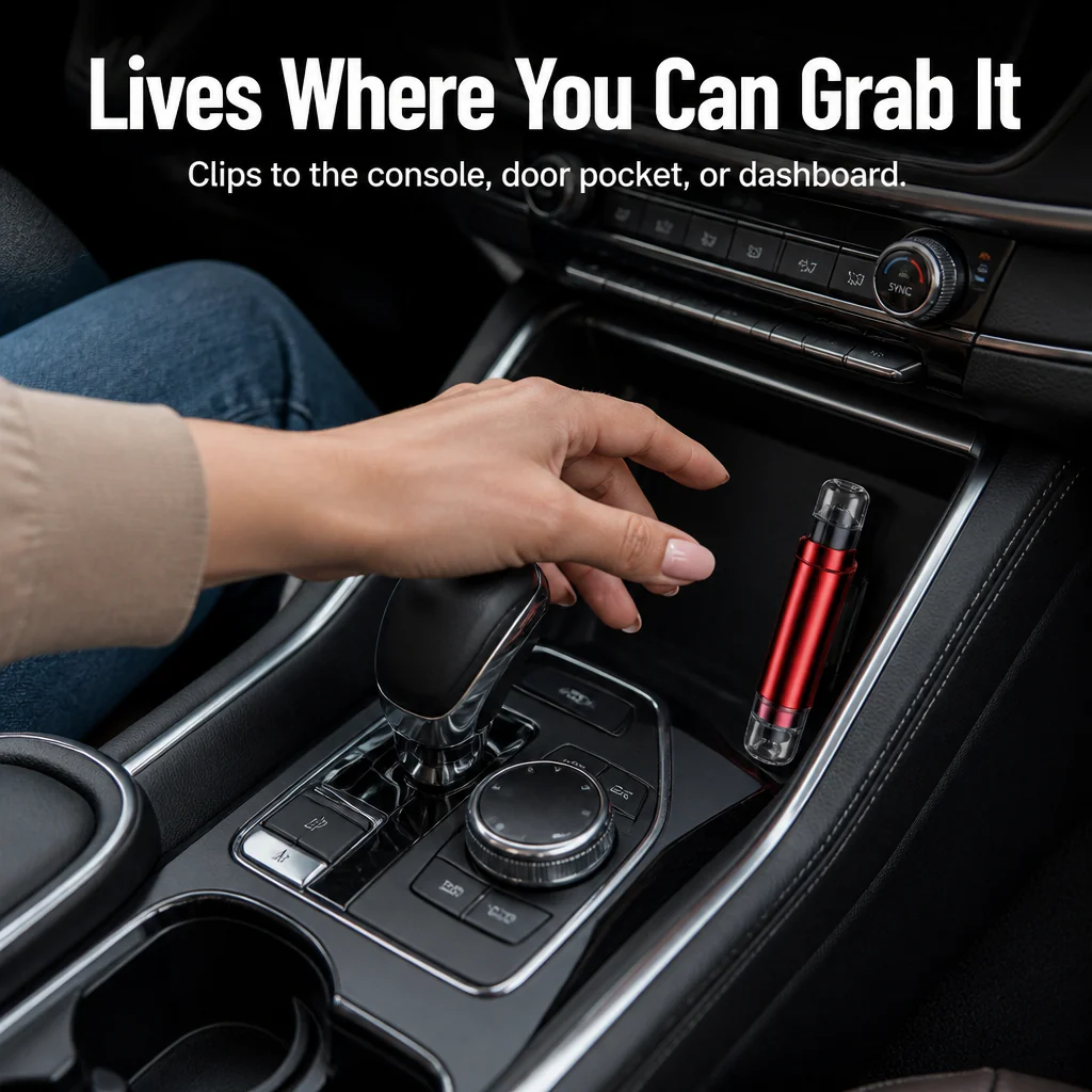 VeroGuard™ — Press Once to Shatter Glass and Cut Your Seatbelt Free - Image 5