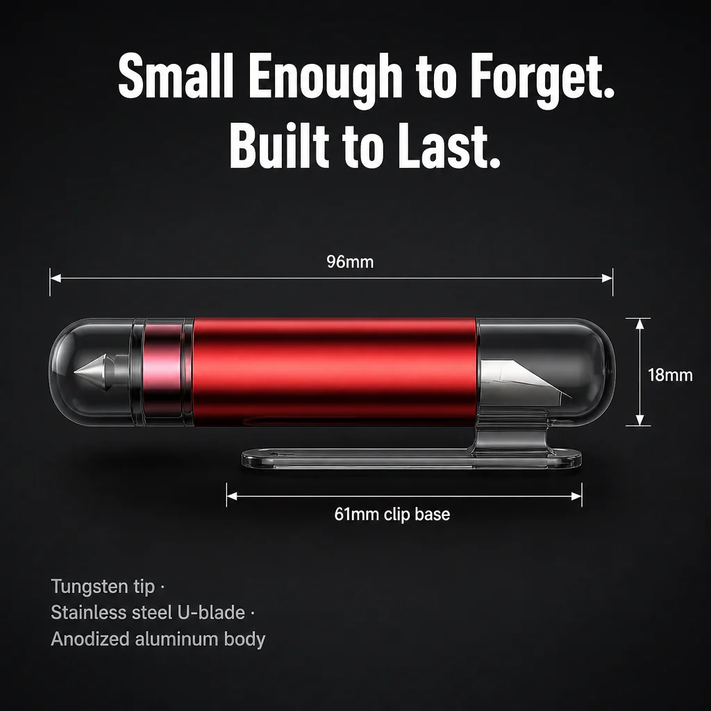 VeroGuard™ — Press Once to Shatter Glass and Cut Your Seatbelt Free - Image 6