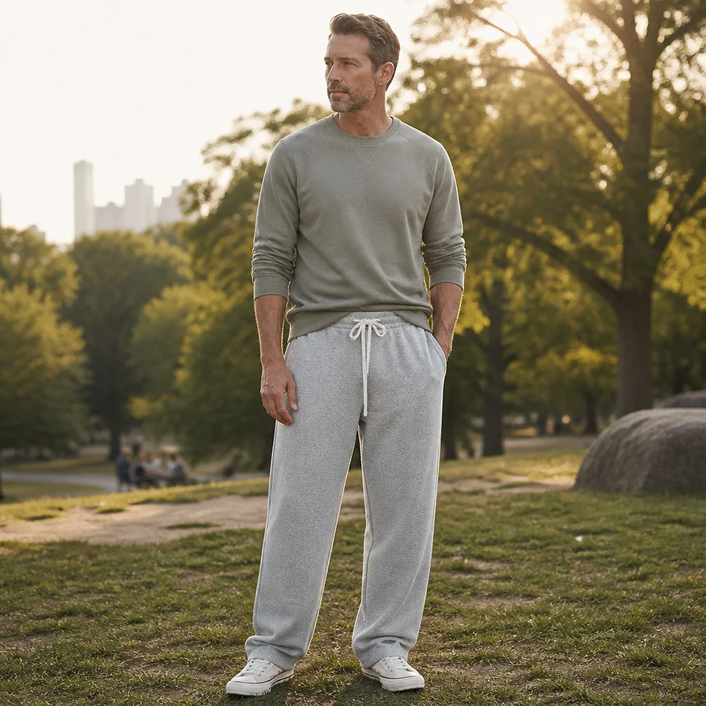 VeroStride™ – Relaxed-Fit Drawstring Lounge Pants with Side Pockets - Image 2
