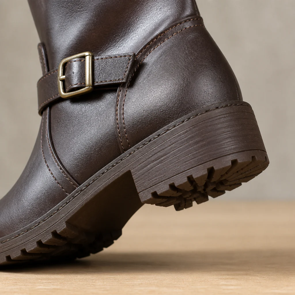 VeroStride™ – Classic Knee-High Riding Boots with Block Heel - Image 5