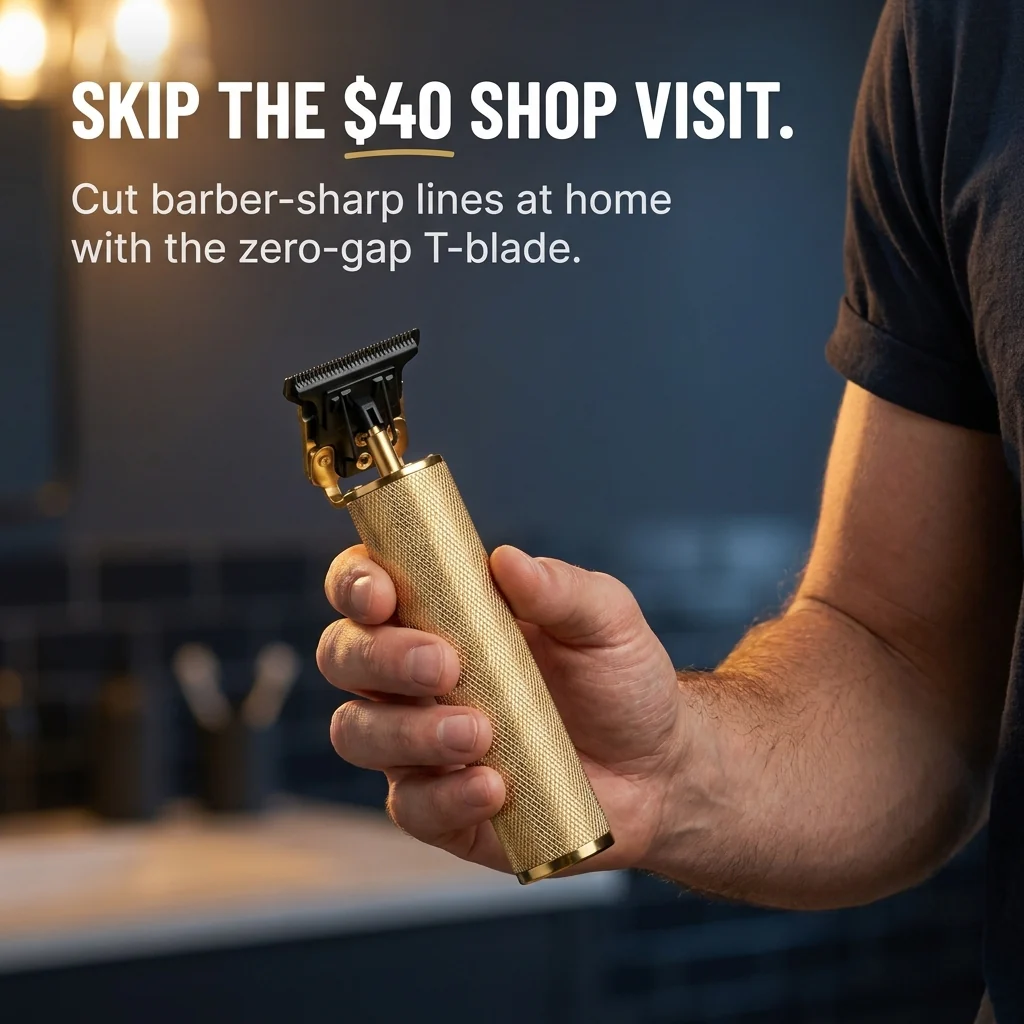 VeroTrim™ — Carve Barber-Sharp Lines at Home and Skip the $40 Shop Visit