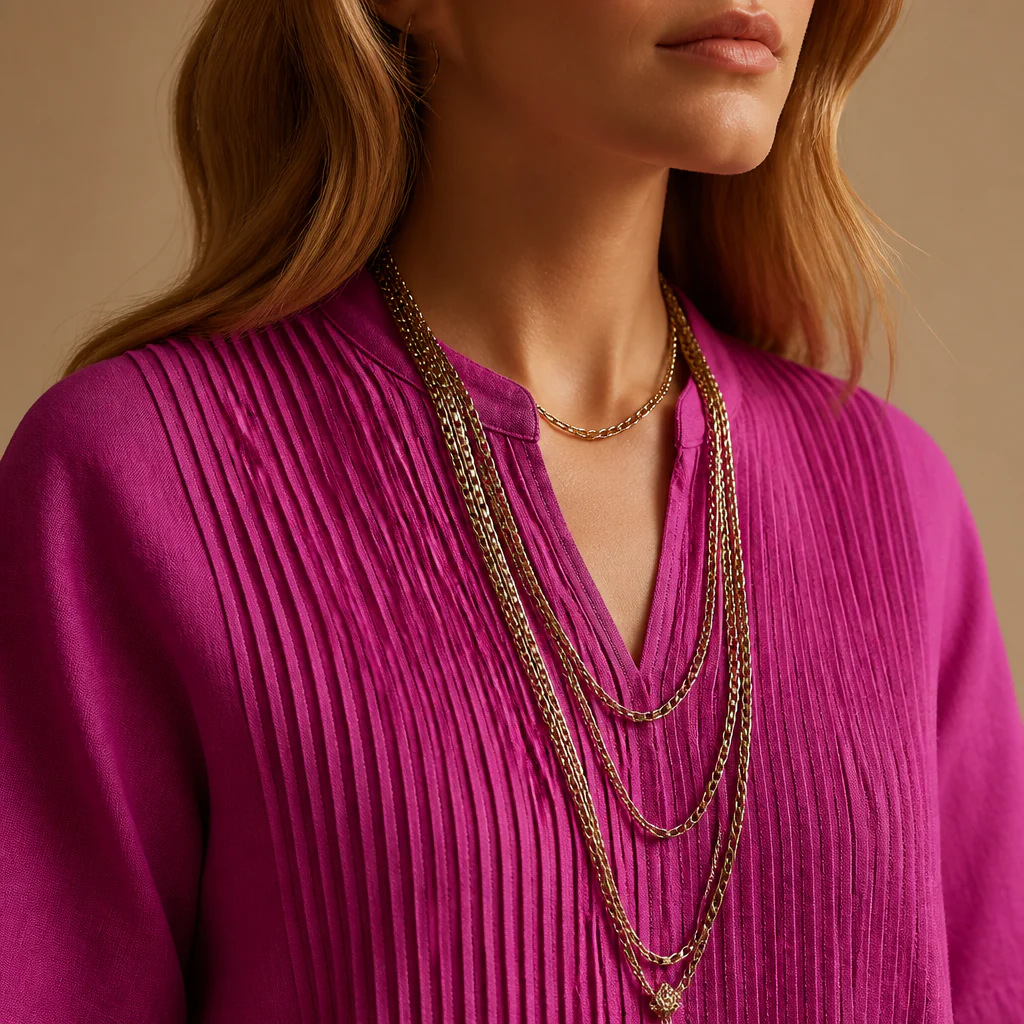 VexaLuxe™ Pleated Dress — Unleash Effortless Grace and All-Day Cool Confidence - Image 5