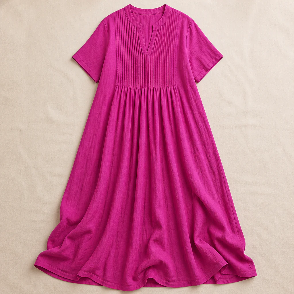 VexaLuxe™ Pleated Dress — Unleash Effortless Grace and All-Day Cool Confidence - Image 9