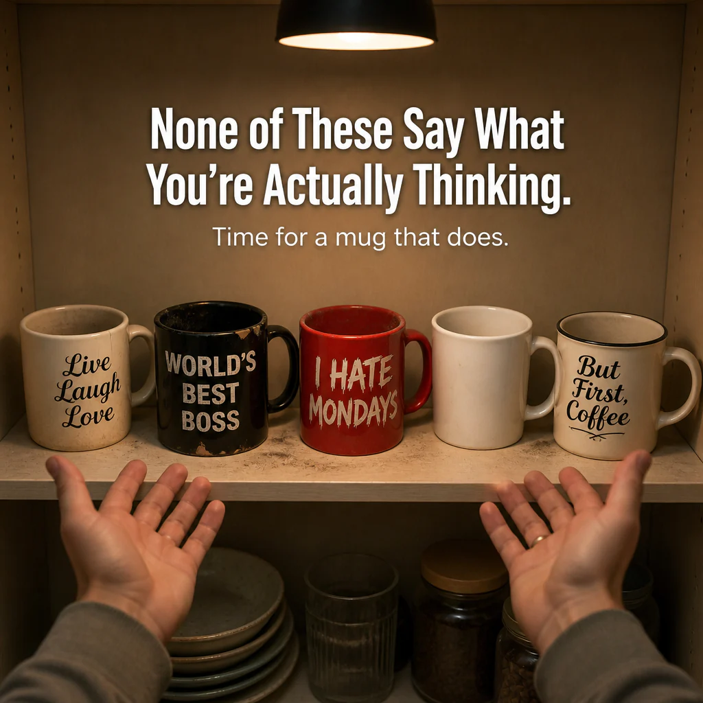 VibeSip™ — Hide Your Loudest Workday Thoughts Behind a Cute Pattern - Image 2