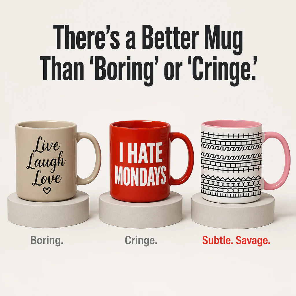 VibeSip™ — Hide Your Loudest Workday Thoughts Behind a Cute Pattern - Image 5