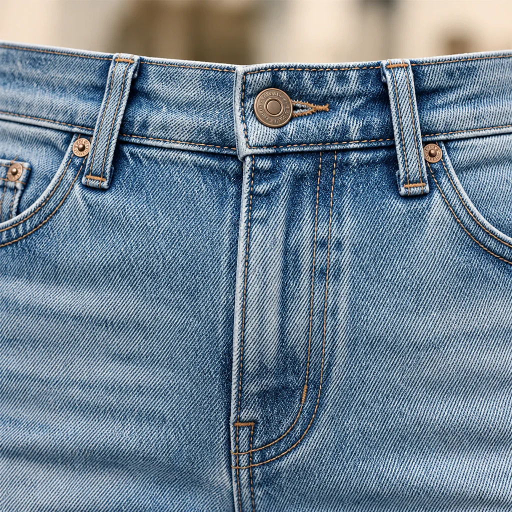 Vibrant Era™ – Retro Frayed-Hem Cropped Straight Leg Jeans - Image 6