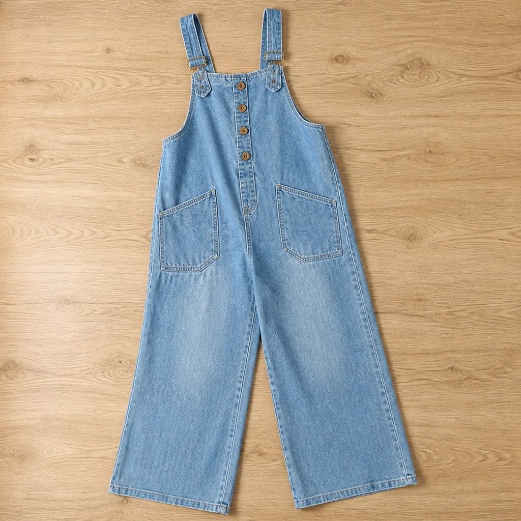 VieraFlex™ Relaxed Denim Jumpsuit — Feel Unstoppable Comfort and Effortless Confidence All Day Long - Image 4