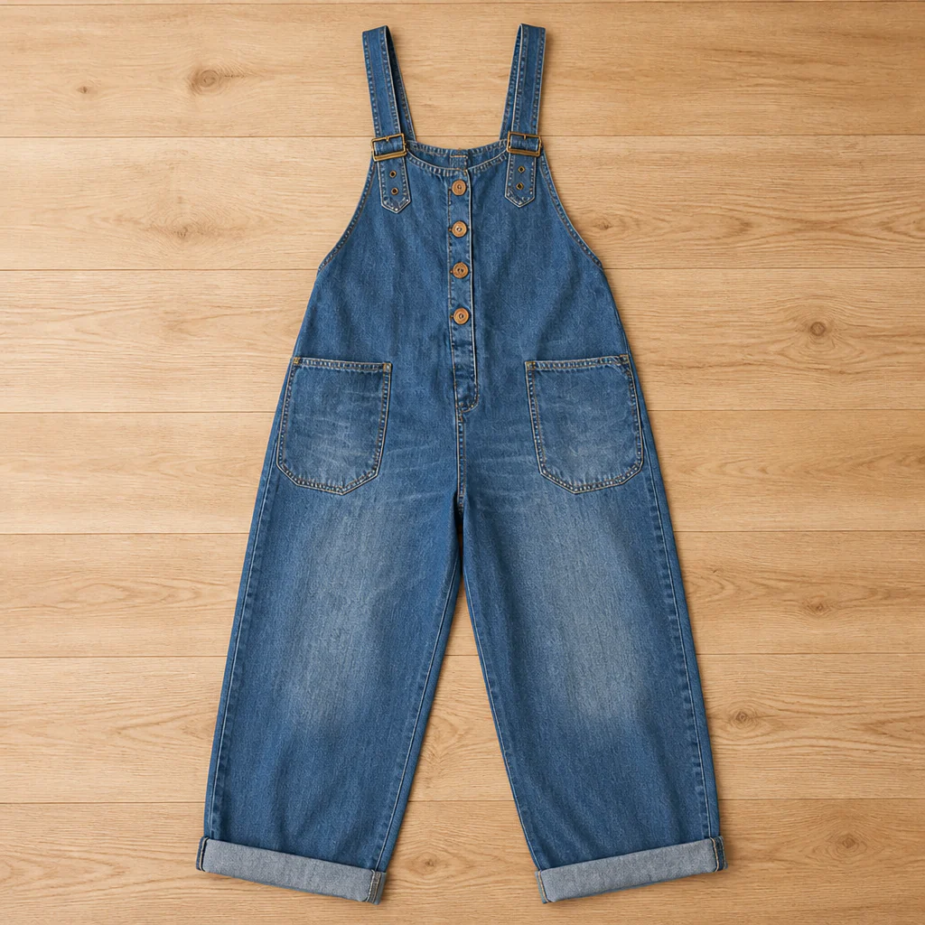 VieraFlex™ Relaxed Denim Jumpsuit — Feel Unstoppable Comfort and Effortless Confidence All Day Long - Image 9