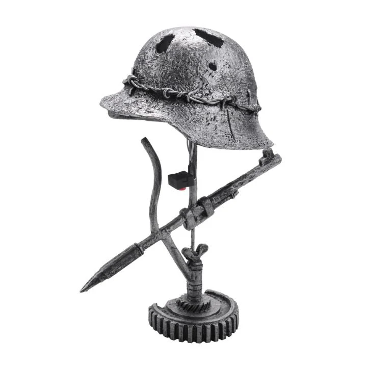 Vintage Helmet Lamp - Illuminate Your Home with Historical Charm - Image 5