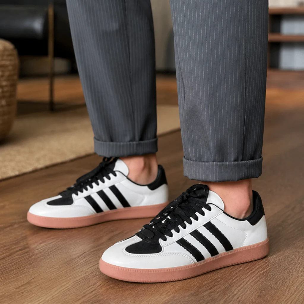 Virelia™ – Tailored Pinstripe High-Waist Straight-Leg Pants - Image 5