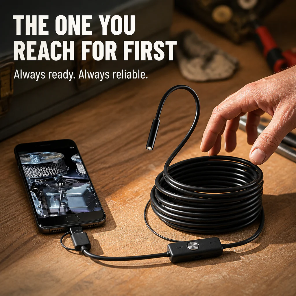 VisionPro™ Ultra HD Waterproof Endoscope — Spot Every Hidden Flaw with Rock-Solid Clarity and Durability - Image 8