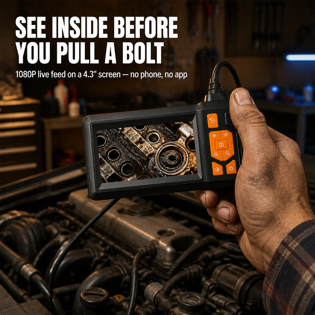VisionProScope™ — Spot Engine Trouble Before You Pull A Single Bolt