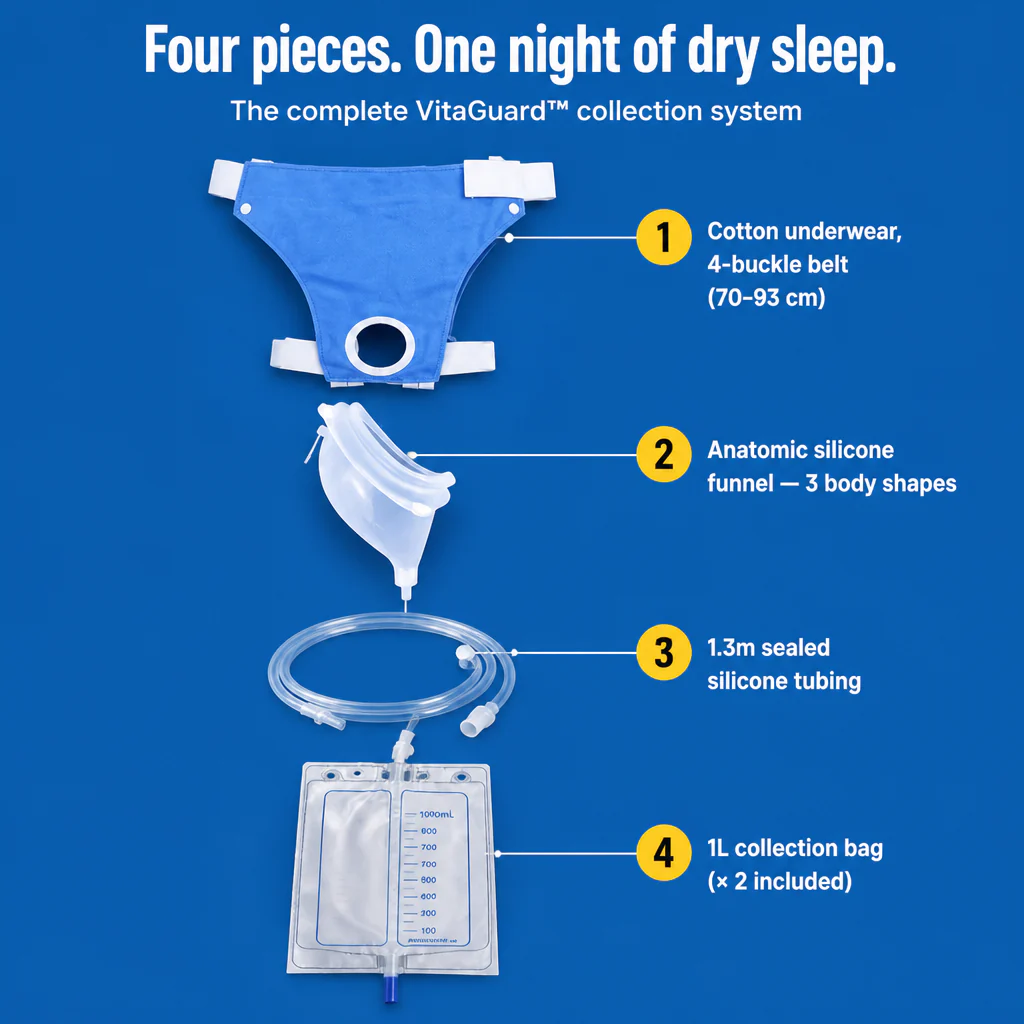 VitaGuard™ — End the 2 AM Diaper Change With Discreet, Reusable Urine Collection - Image 3