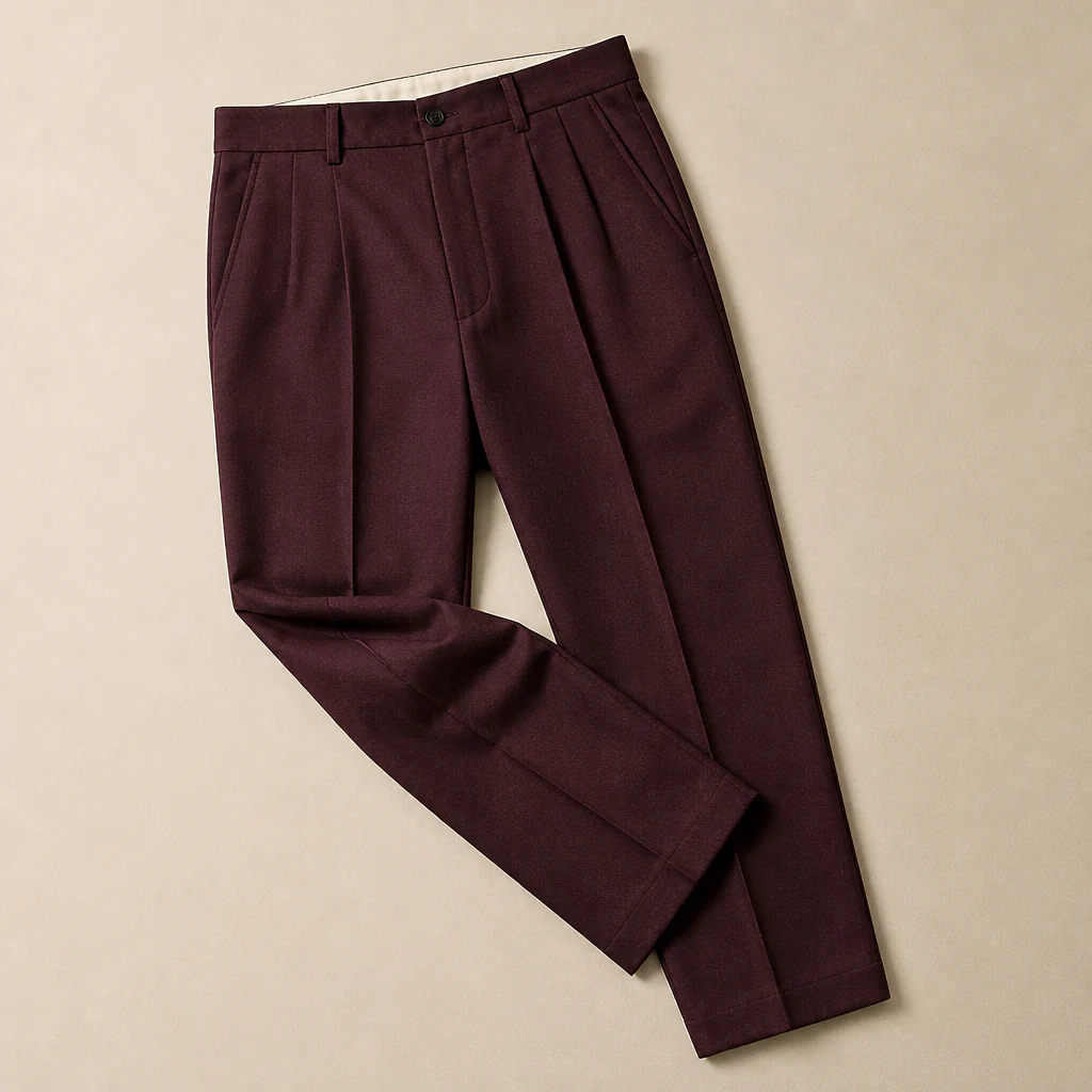 Roven™ – Tailored Wide-Leg Men's Trousers with Deep Slant Pockets - Image 12