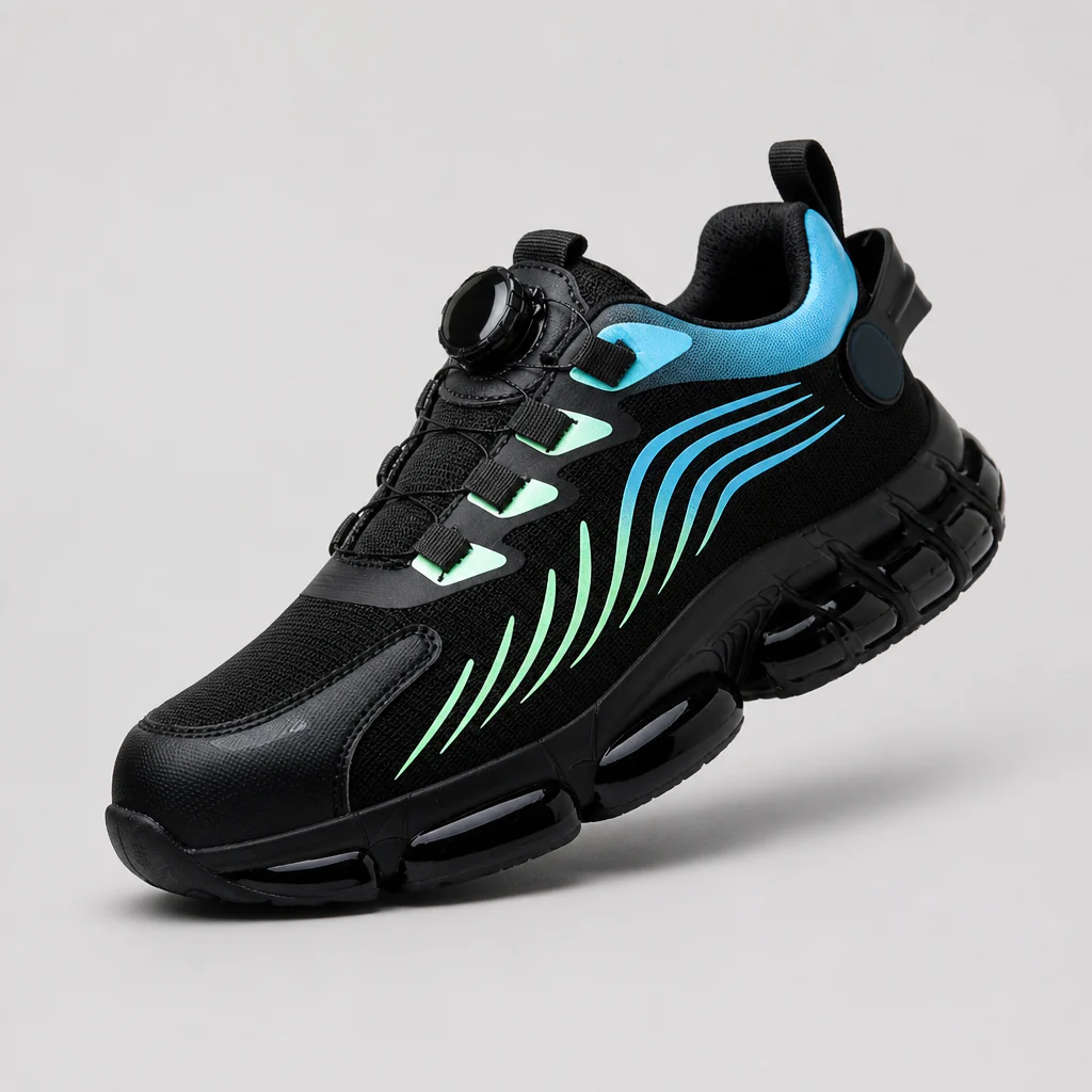 VivaStride™ – Steel-Toe Work Sneakers with Quick-Twist Lacing System - Image 9