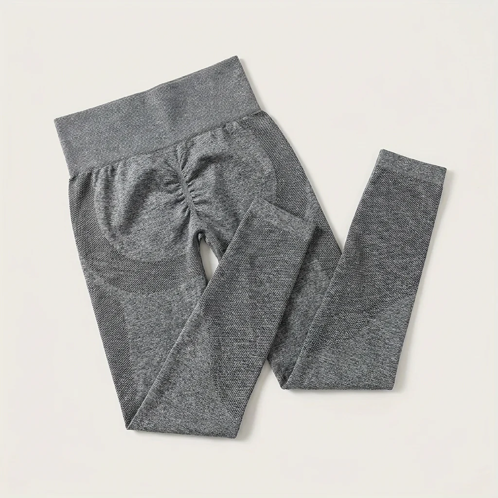 VivaWave™ – High-Waist Seamless Sculpting Compression Leggings with Scrunch Lift - Image 9