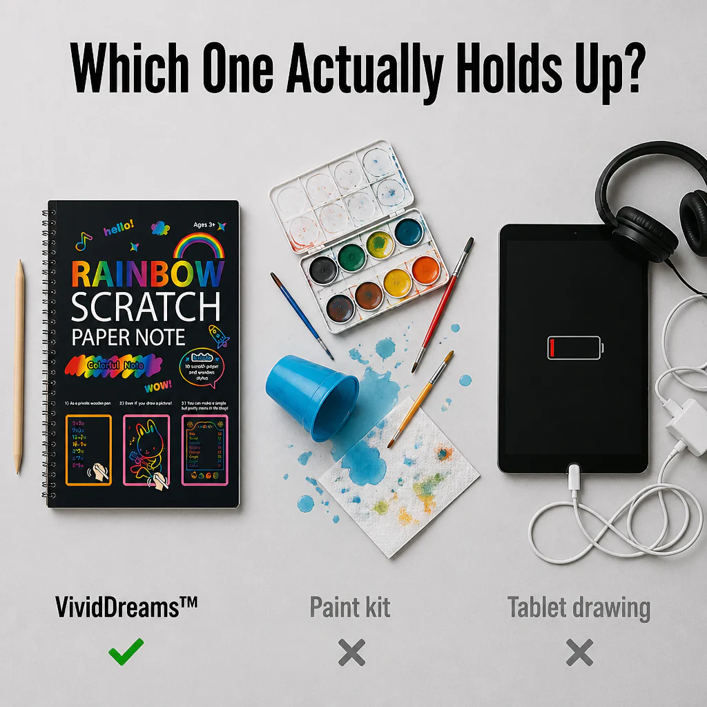 VividDreams™ Scratch Art Notebook — Trade Screen Time For Quiet, Mess-Free Rainbow Hours - Image 8