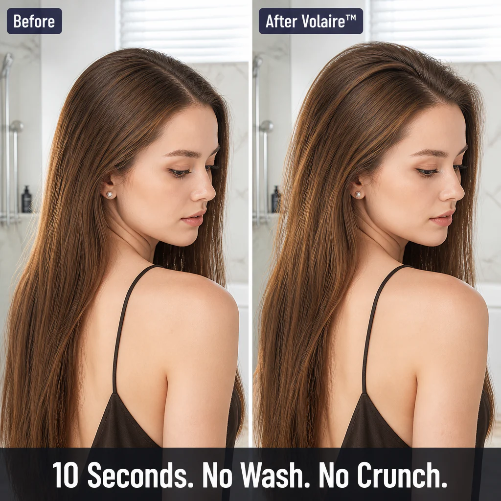 Volaire™ — Spritz Lift Into Flat, Day-Two Hair Without the Sticky Crunch - Image 3