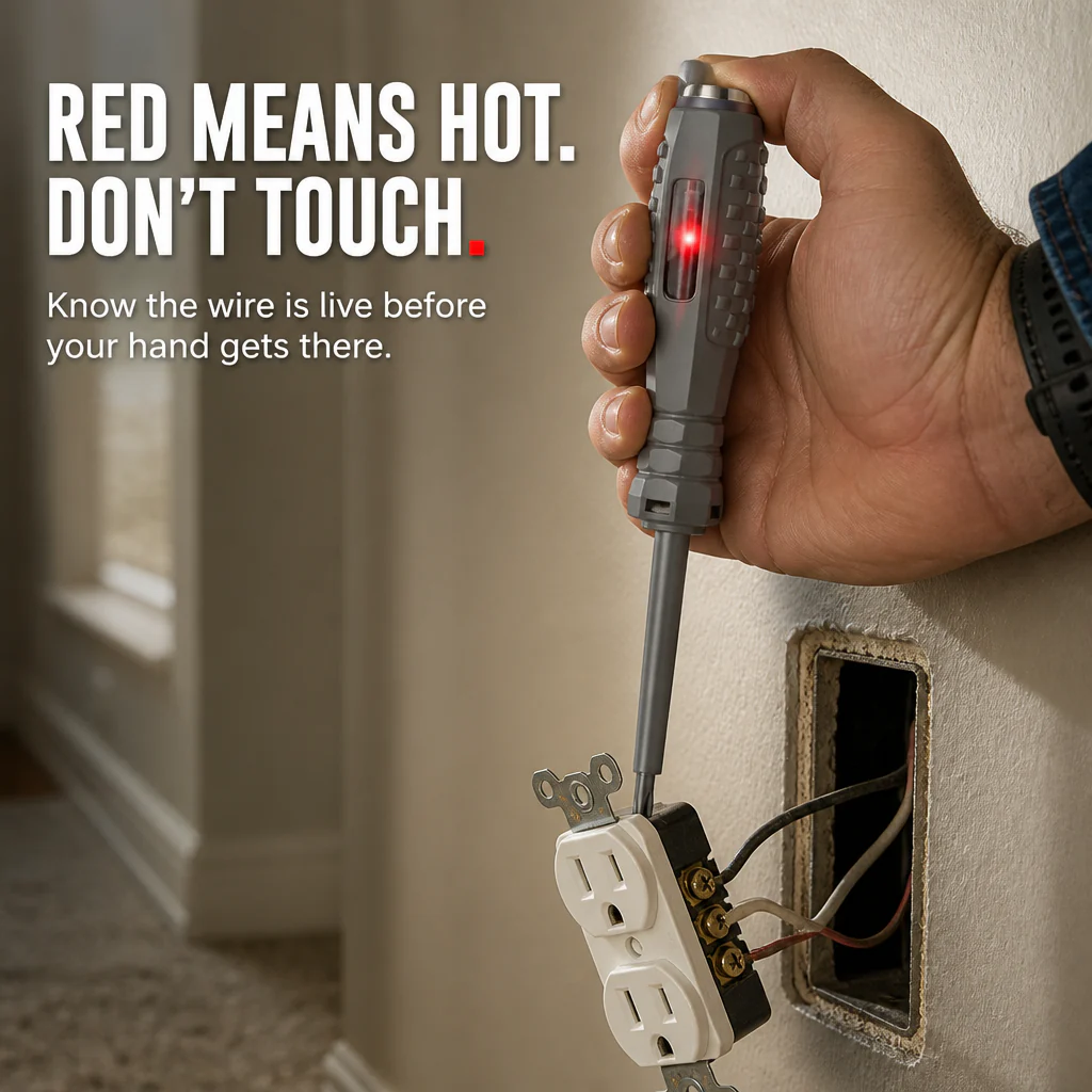 VoltGrip™ — Drive Screws and Spot Live Wires With One Pocket Tool