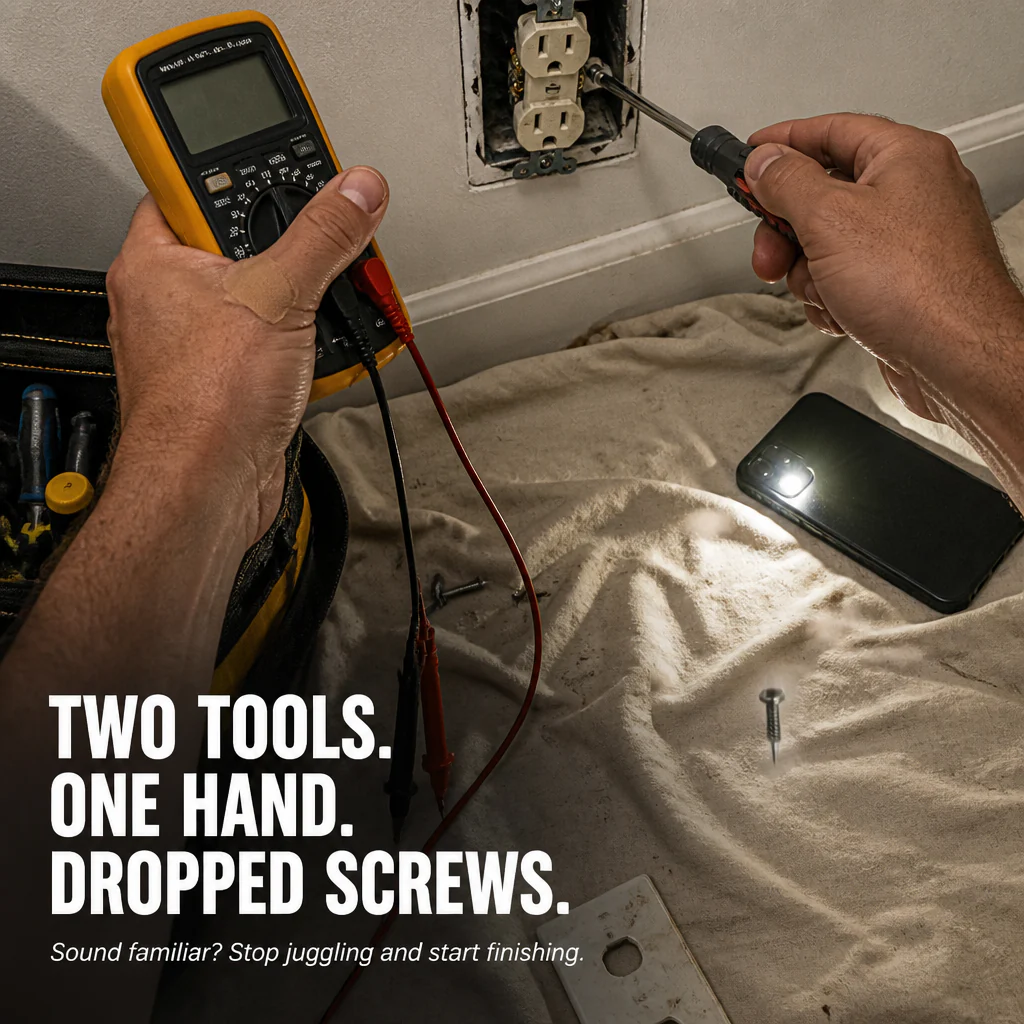 VoltGrip™ — Drive Screws and Spot Live Wires With One Pocket Tool - Image 2