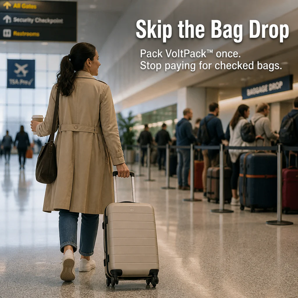 VoltPack™ — Shrink Your Suitcase 80% With a Pocket USB Vacuum Pump - Image 8