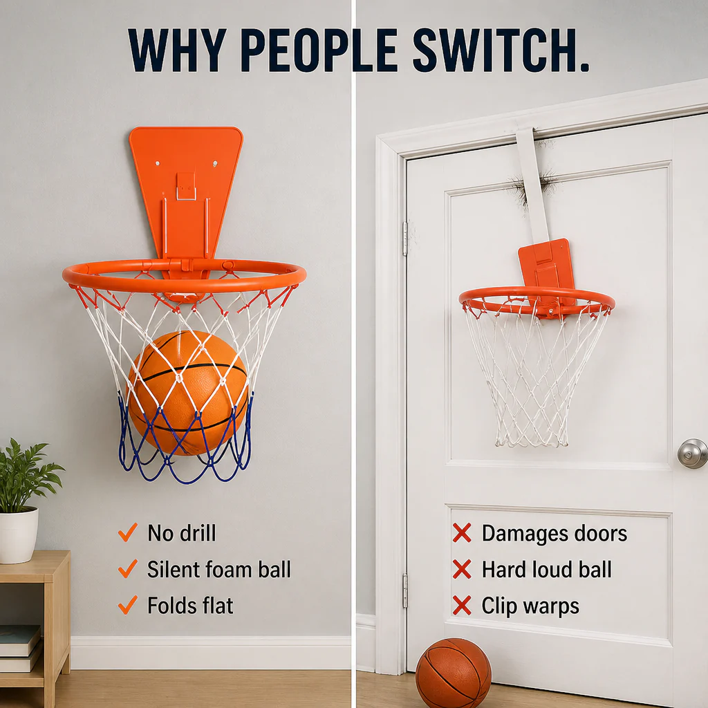 VoltRise™ — Stick, Aim, Score: Silent Indoor Basketball Without a Single Drill Hole - Image 6