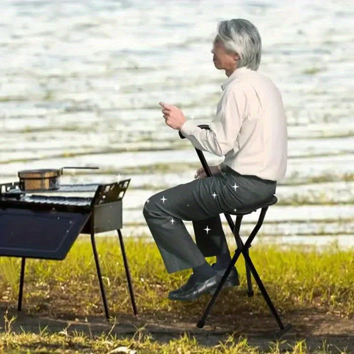 Walking Cane with Seat - 2-in-1 Design - Image 10
