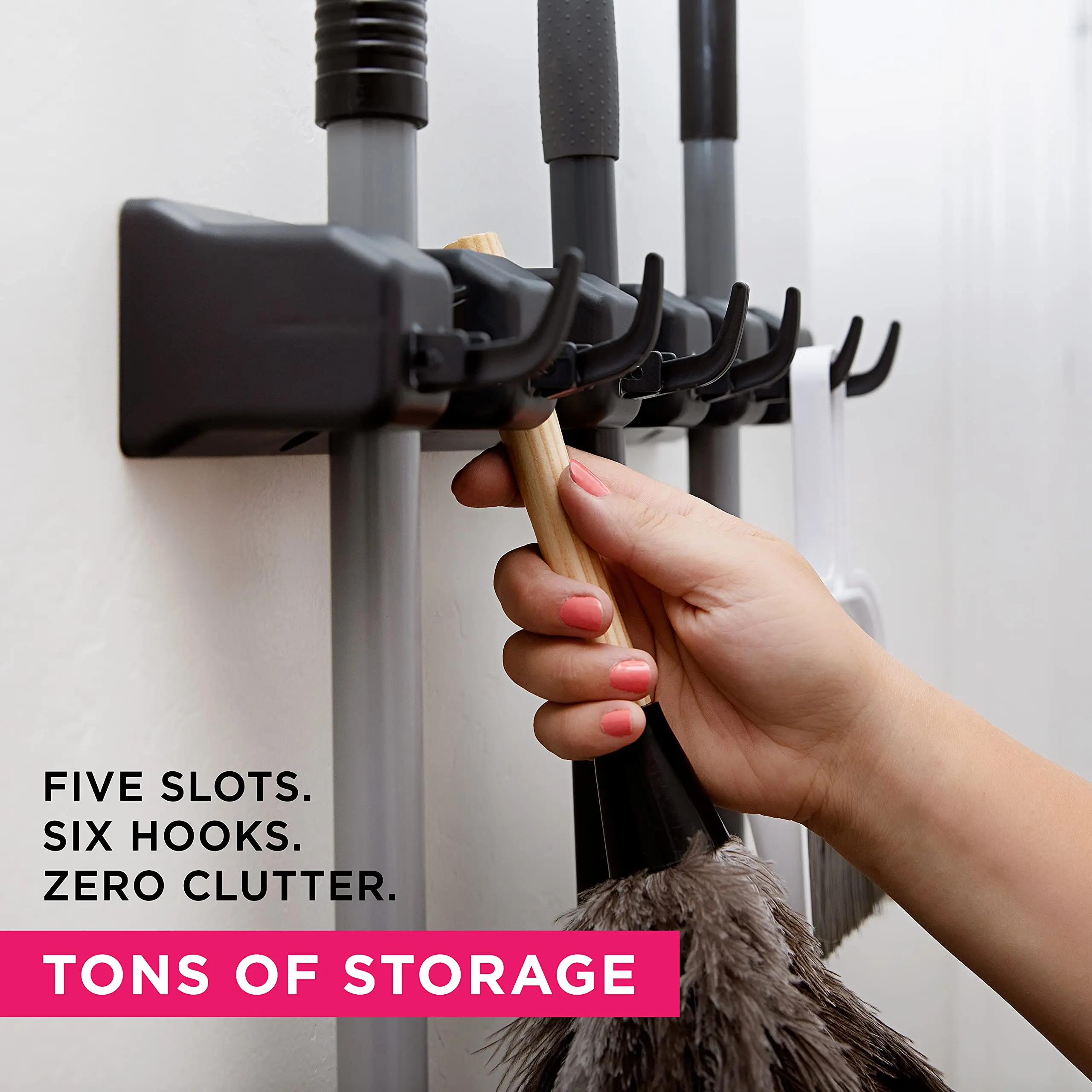 Wall-Mounted Broom Holder - Image 2