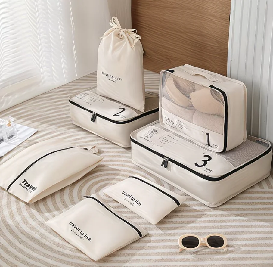 Water-Resistant 7-Piece Luggage Organizer Set - Image 10