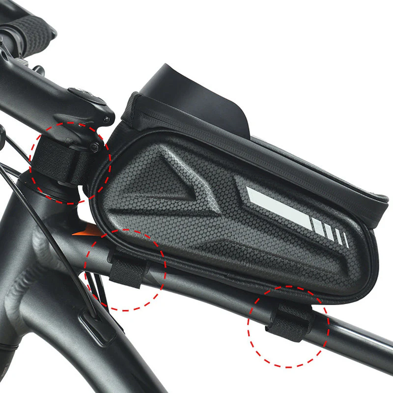 Waterproof Bicycle Frame Bag with Phone Holder - Image 6