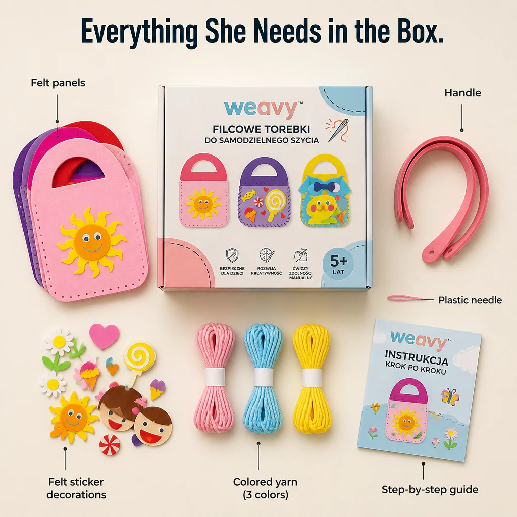 Weavy™ — Trade Screen Time for a Felt Bag Your Kid Sews Themselves - Image 8