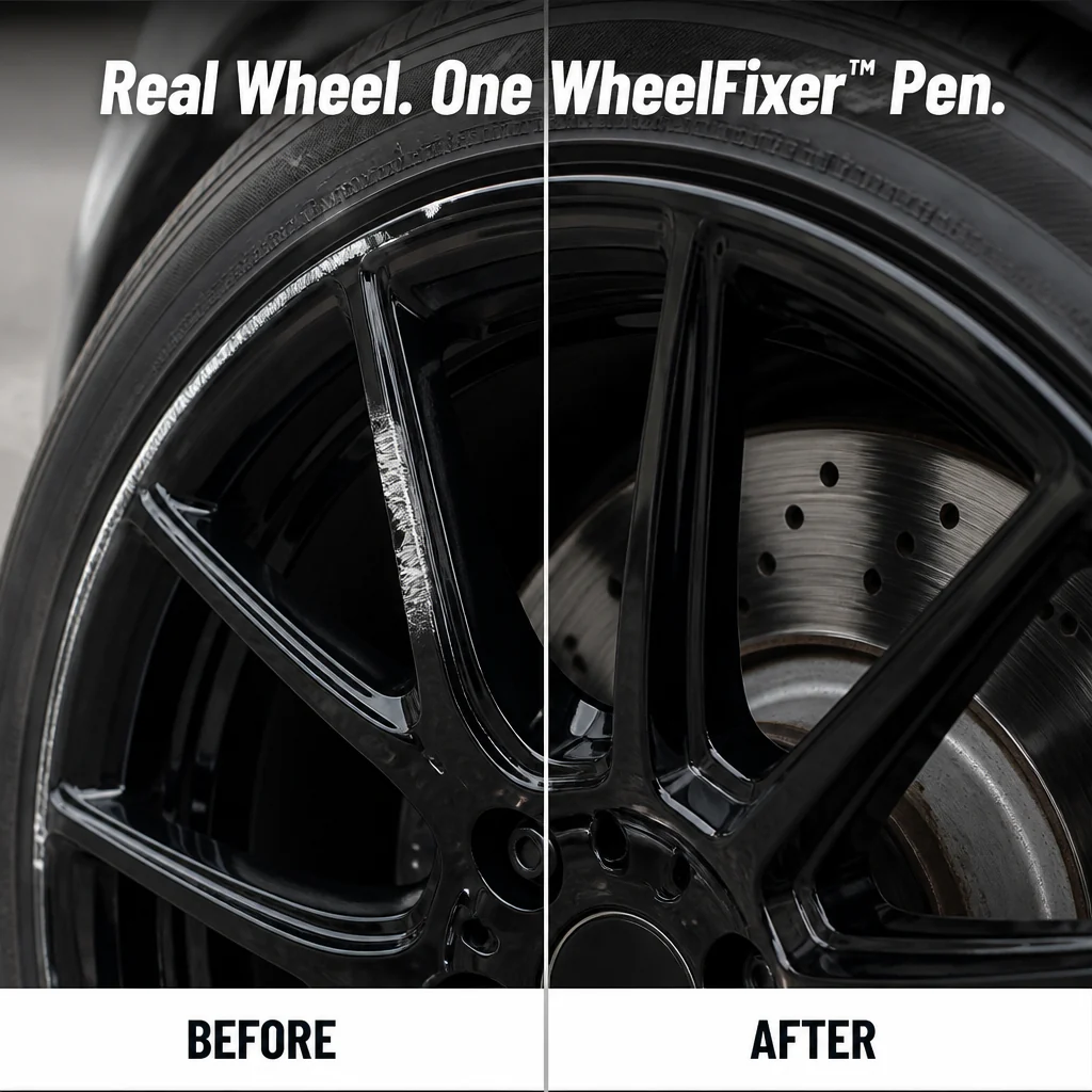 WheelFixer™ — Cover Curb Rash & Restore Factory Gloss-Black Rims in Minutes - Image 4