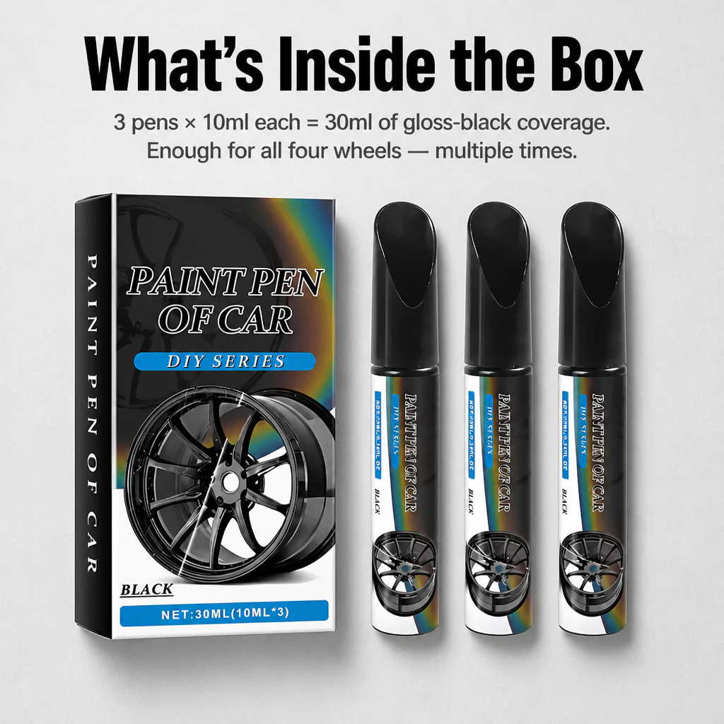 WheelFixer™ — Cover Curb Rash & Restore Factory Gloss-Black Rims in Minutes - Image 7