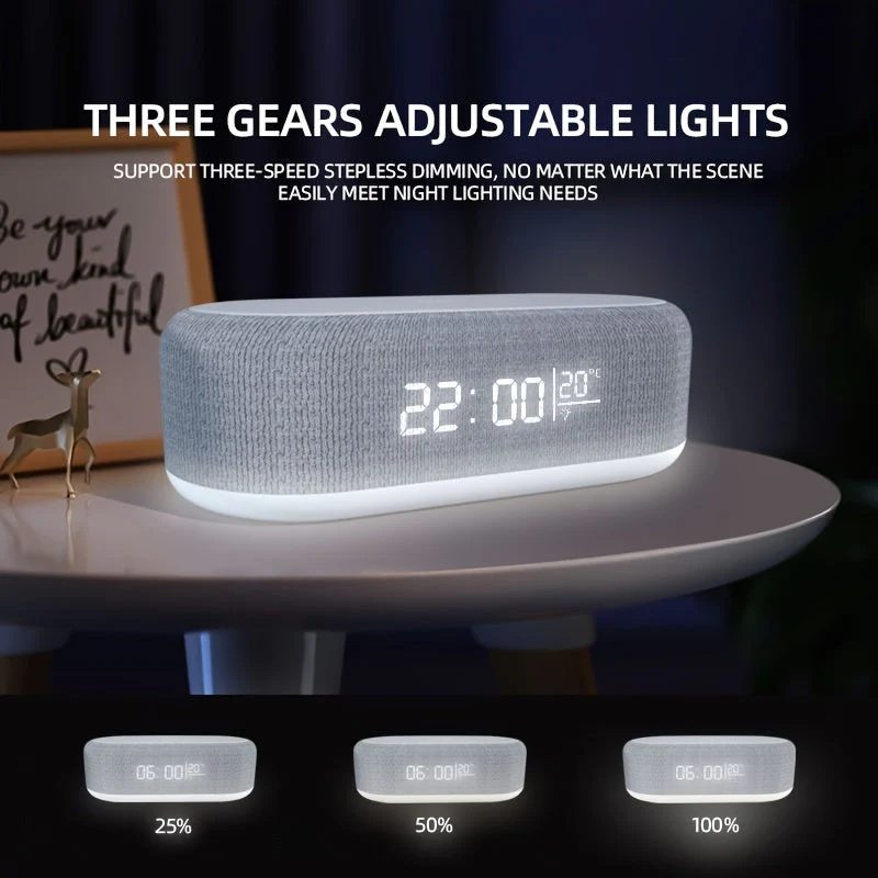 Wireless Charging Station with Alarm Clock and Temperature Display - Image 7