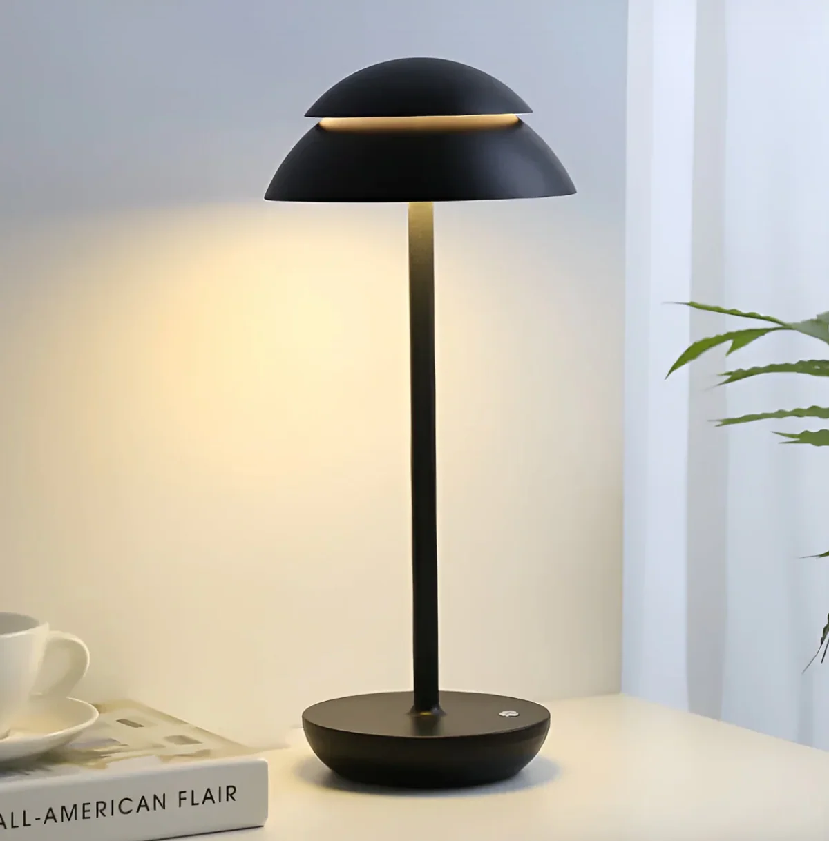 Wireless Dimmable LED Battery Table Lamp LuxeGlow - Modern via Touch | Living Room | Reading Lamp | Bedside Lamp - Image 8