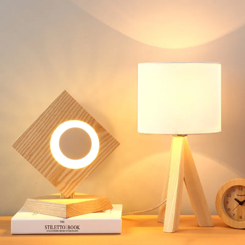 WoodEssence | Modern Table Lamp made of Wood - Image 2