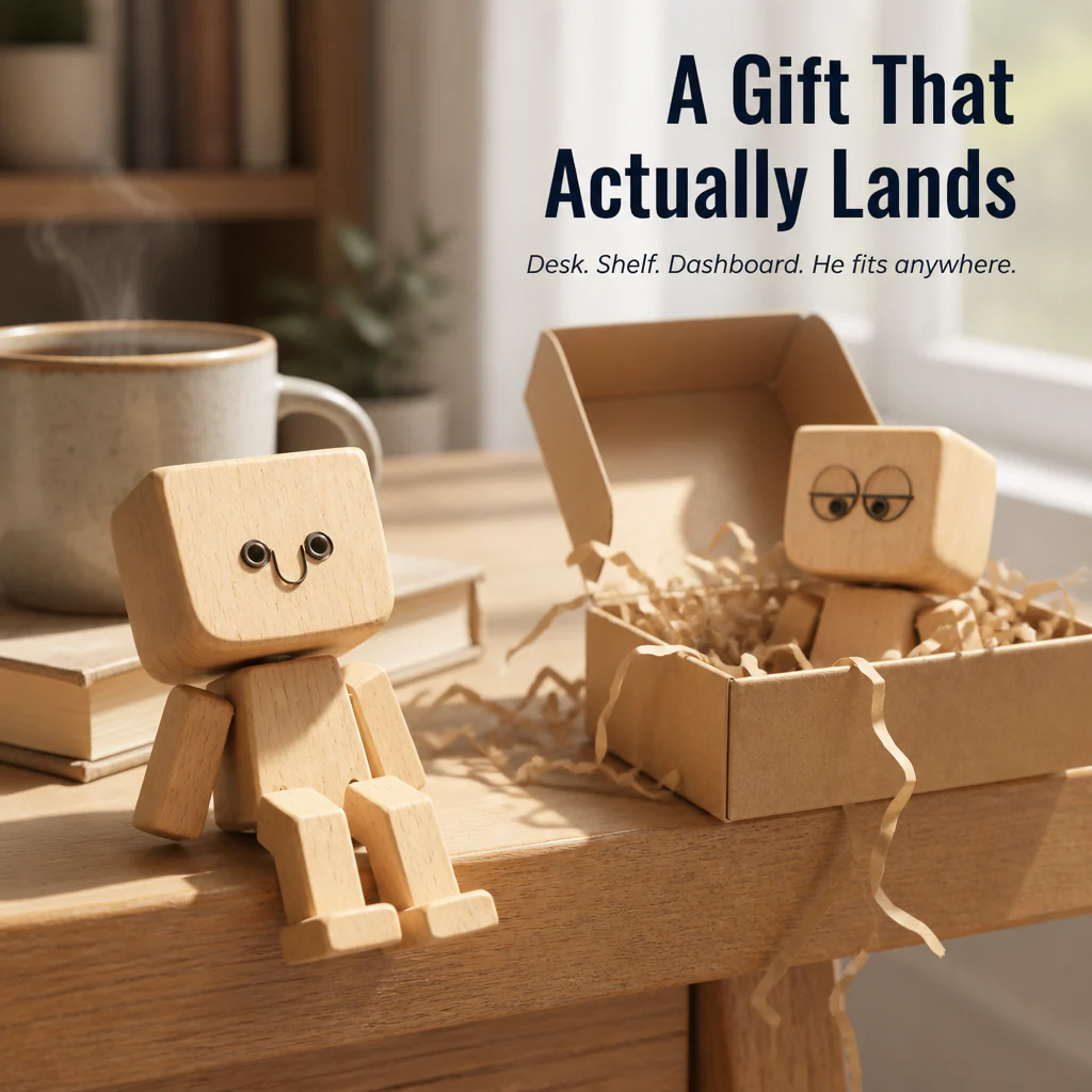 WoodMuse™ — Park a Hand-Carved Wooden Buddy That Rocks With Every Drive - Image 6