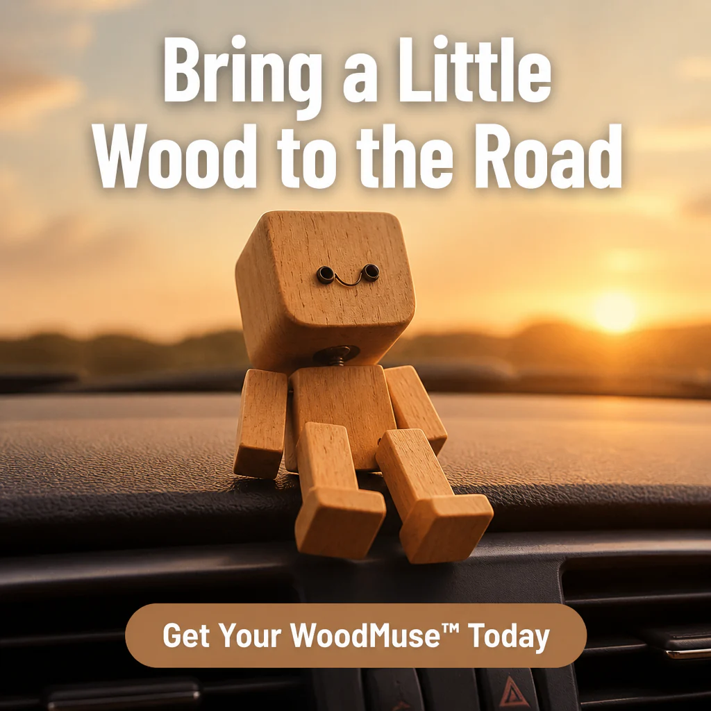 WoodMuse™ — Park a Hand-Carved Wooden Buddy That Rocks With Every Drive - Image 7